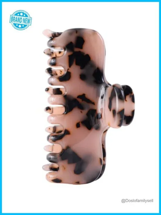 Acetate Hair Claw Clip 3.8 Inch Rectangle French Style for Women Thin Fine
