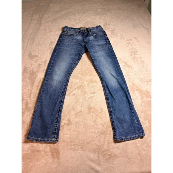 Wrangler 20X Style 42 Vintage Boot Jeans Light Wash Men's 32x34 Western Denim