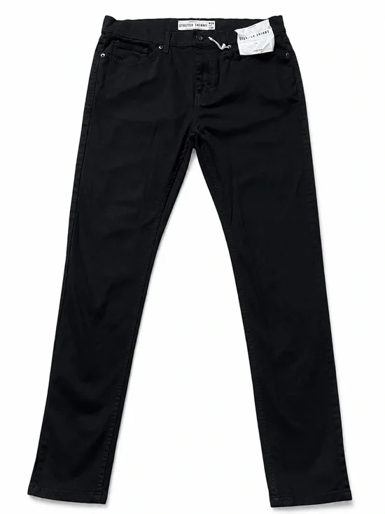 Topman Black Stretch Skinny Jeans W34 L34 New Without Tags