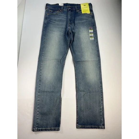NEW Levis 513 Flex Jeans 31x30 Slim Straight Fit Style #08513-0933