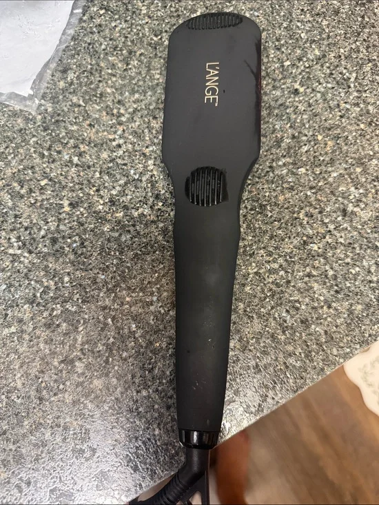 L'ANGE Black Ceramic Flat Iron Hair Straightener