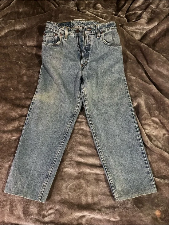 Vintage Levi's Light Blue Relaxed Boys Jeans era 90s