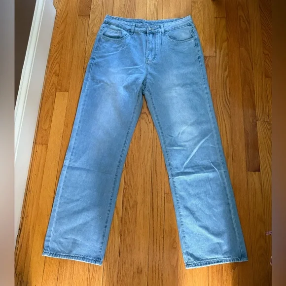 Shein Mens Straight Leg Denim Jeans