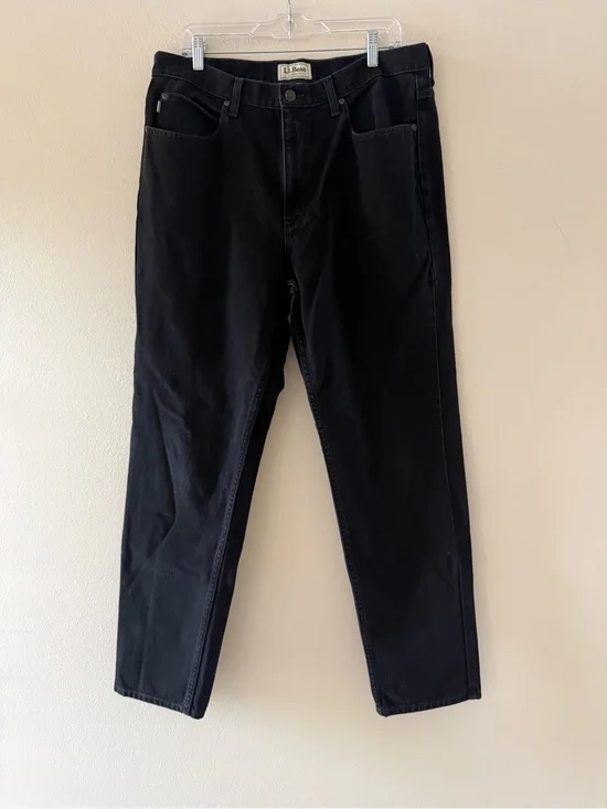 L.L. Bean Men's Classic Fit Jeans in Black 36x34