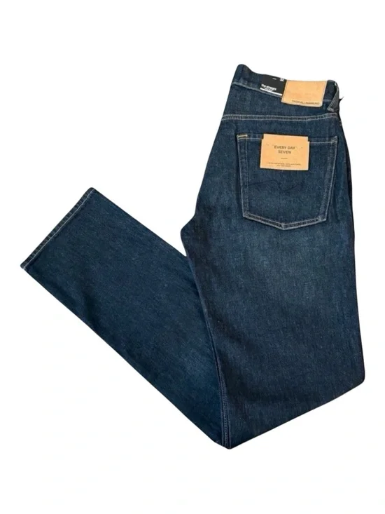 7 For All Mankind The Straight Nonstop Mens Jeans 32 NWT Dark Wash