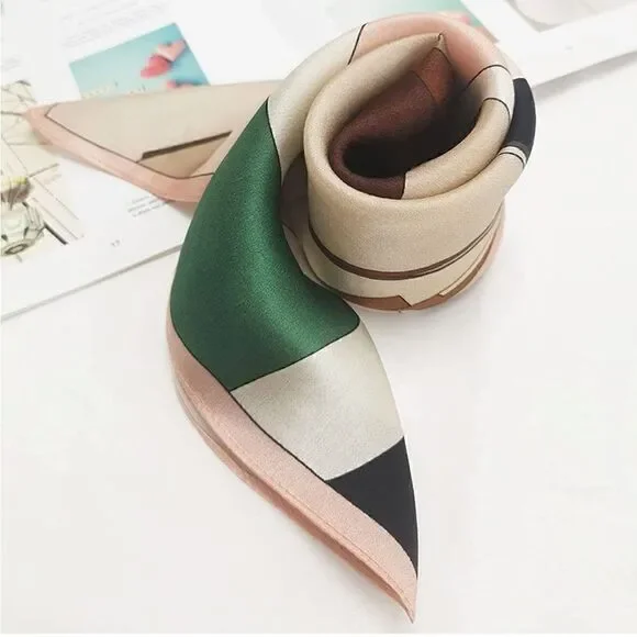 Abstract Silky Scarf