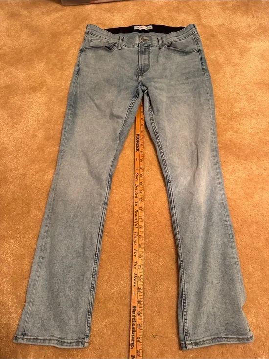 Old Navy  Men’s Straight-Leg Jeans - Slim with Built in flex Size 36 x 32