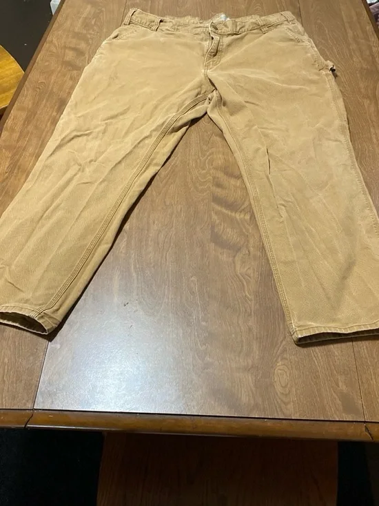 Carhartt Men's Corduroy Work Pants in Tan