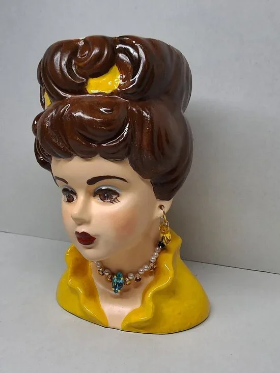 Ruben 4104 Second Chance Lady Head Vase reimagined