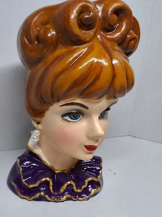 Ruben 4123 Second Chance Lady Head Vase reimagined