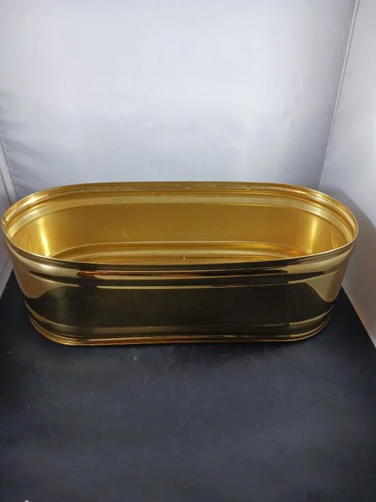 Vintage Bristol Brass Planter 13