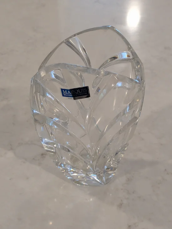 Marquis Waterford Crystal Made In Germany Clear Cut Decorative Vase New 7