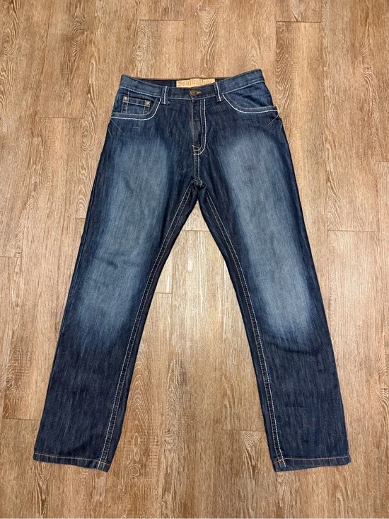 South Pole Men's Indigo Straight Jeans