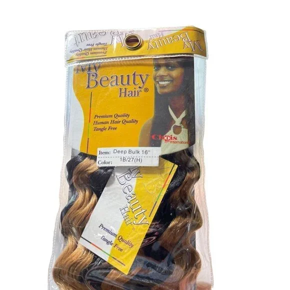 My Beauty Hair Synthetic‎ Deep Bulk Waves Color 1B/27H