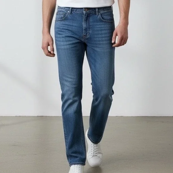 Carhartt Mens Relaxed Fit Jeans Blue Denim 35x34 Workwear‎ Utility rugged