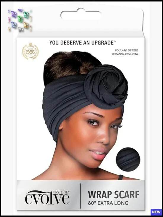 Satin Hair Wrap Scarf Large Size Versatile Styling Protective Bonnet