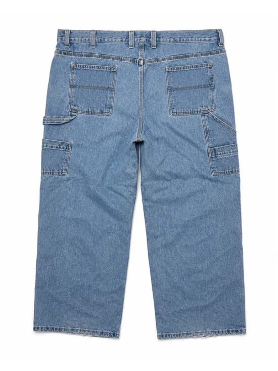 Faded Glory Carpenter Jeans Men 40x30 Blue Baggy Grunge Skater Y2K