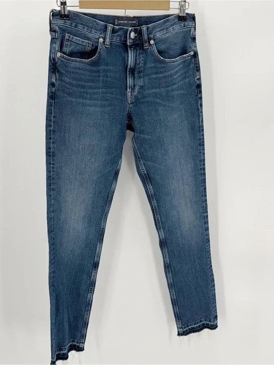 Everlane Jeans Men’s 30x34 Blue The Slim Jean Uniform Released Hem Stretch Denim