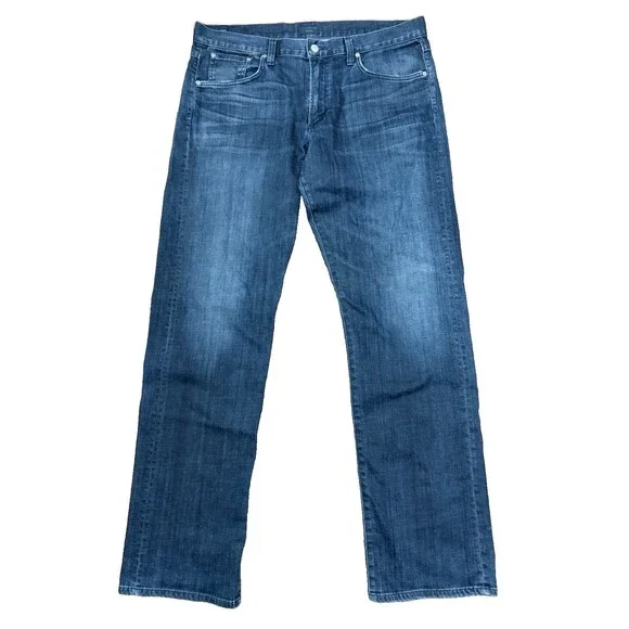 Citizens of Humanity Perfect Jeans Mens 36x32 Casual Straight Sterling Blue USA