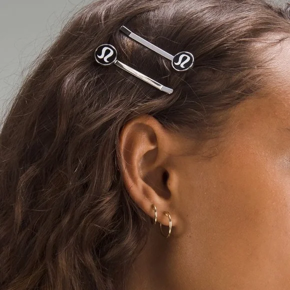 LULULEMON women’s Logo Bobby Pins 2 Pack