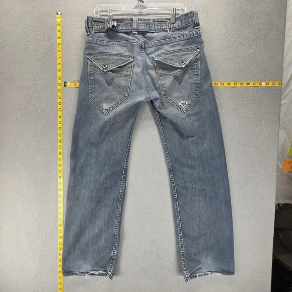 Vintage Levis Engineered Jeans Mens 32x32 Blue 503 Buckle Back Flap Pockets