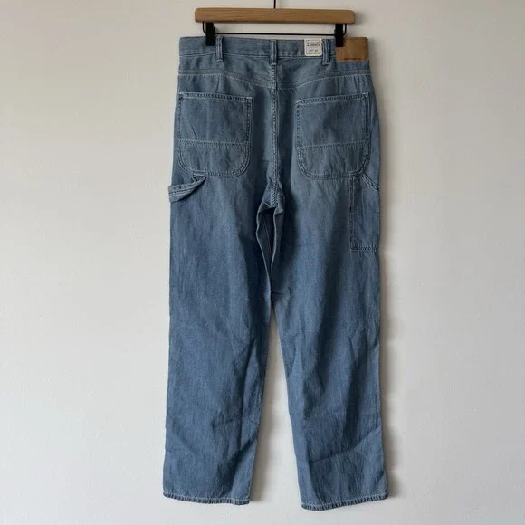 Wallace & Barnes cotton Linen carpenter jeans Pant Men's Size 31 Soft Fabric NWT