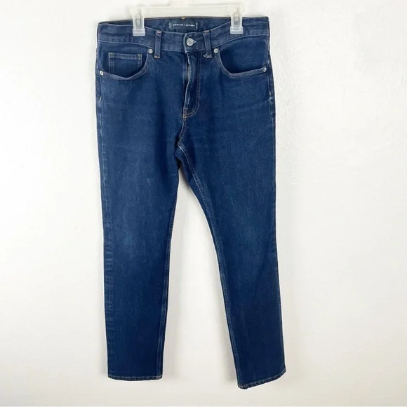 EVERLANE Dark Wash Straight Leg Five Pockets Uniform Jeans, Size 30 x 30