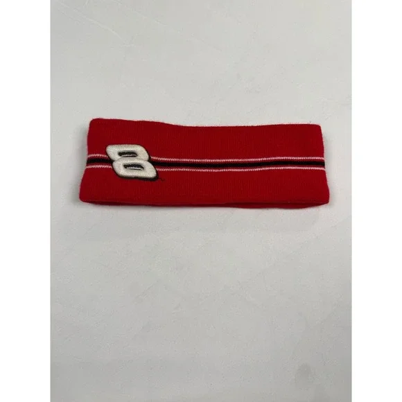 Dale Earnhardt Jr NASCAR 8 Red Knit Headband Winter Ear Warmer Racing Accessory