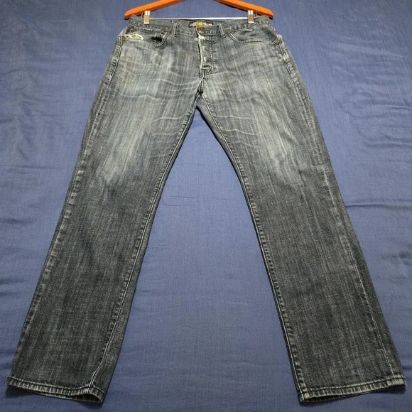 Lucky Brand Jeans Mens 32x30 Blue 121 Heritage Slim Straight Denim Medium Wash