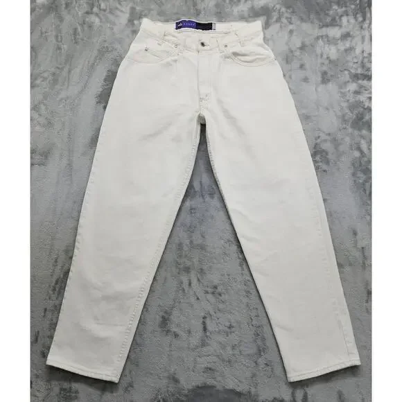 Vintage Levi's Silvertab Jean Mens W34 L32 Cream Baggy Loose Relaxed Tapered USA