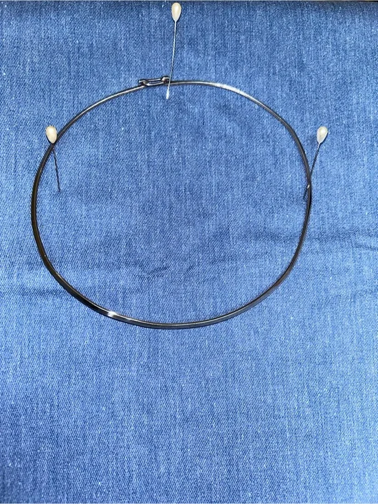 Women's Sterling Silver Collar Choker Necklace