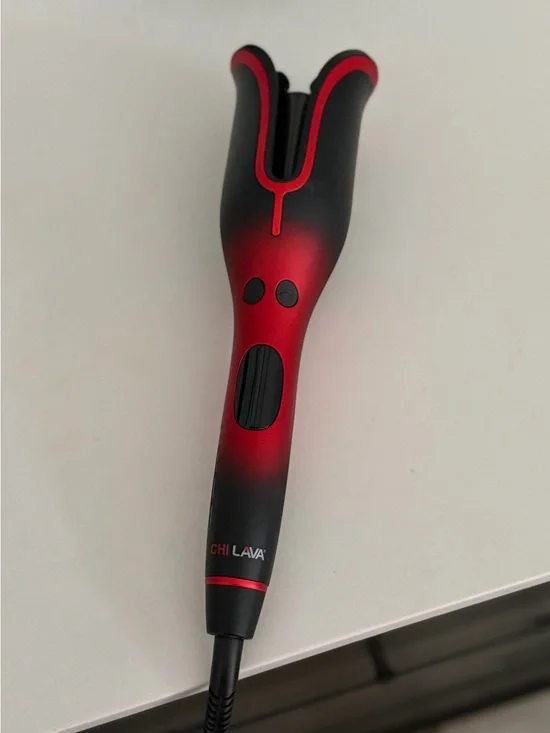 CHI LAVA Red and Black Auto Curler for Women