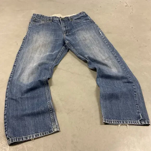 Y2K Faded baggy Lee jeans 34x28