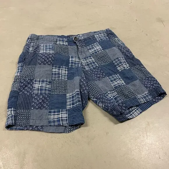 vintage bandana patchwork gap shorts 36