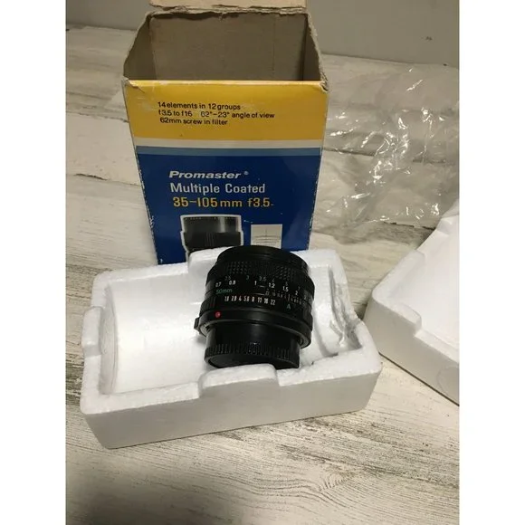Promaster Multiple Coated 36-105mm f3.5 compact variable-focusing automatic zoom