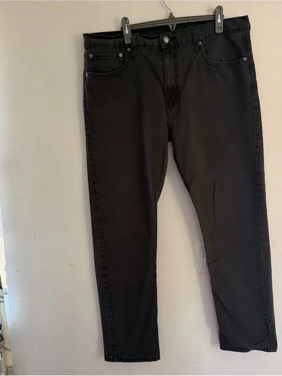 Levi's Men's Black Straight Leg Jeans