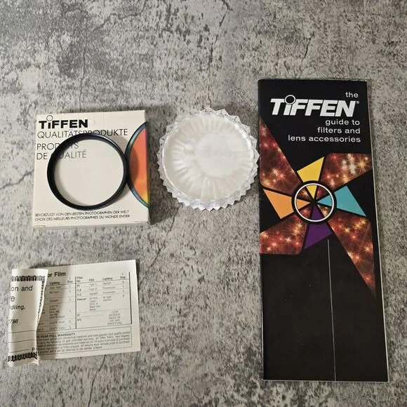 Tiffen 55mm UV Haze 1 USA Filter   New but old stock