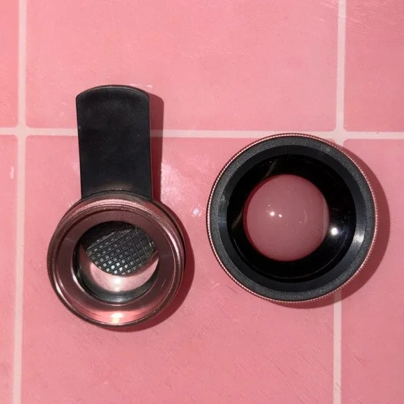 Universal 0.45X Wide Angle Lens with Macro Clip-On Smartphone Camera Kit