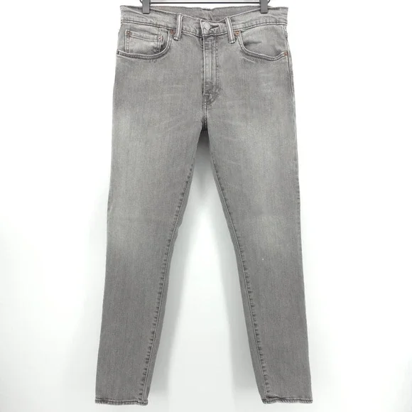 Levi's Mens Jeans 512 Slim‎ Taper 33x32 Gray Stretch Denim Streetwear