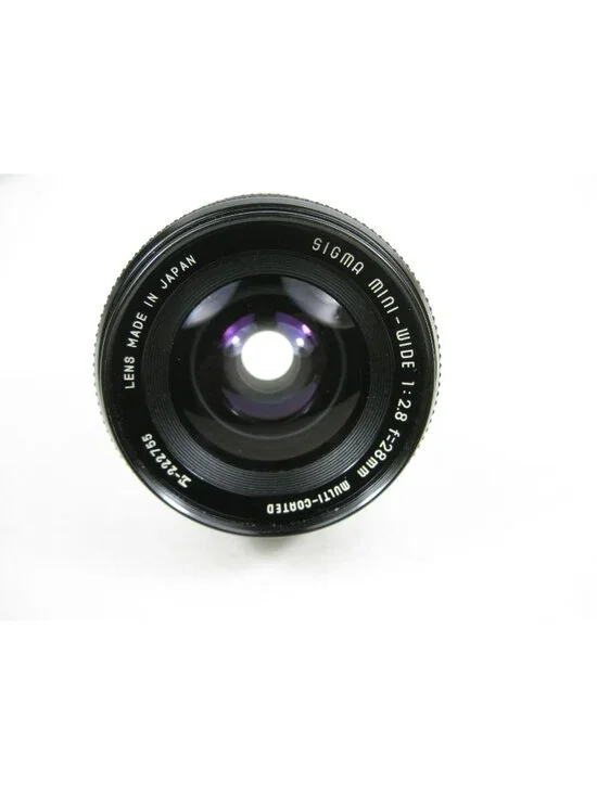 Sigma Mini-Wide Multi-Coated 28mm f/2.8 Lens Japan OLYMPUS OM Mount
