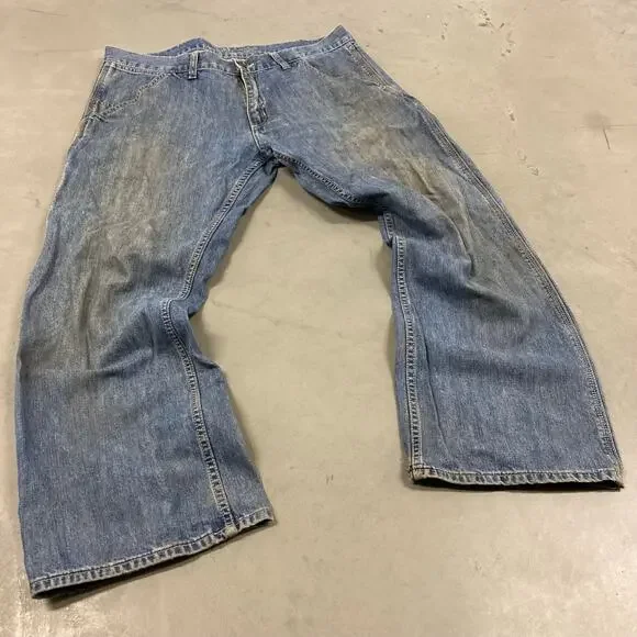 vintage baggy y2k old navy carpenter cargo jeans  36x32