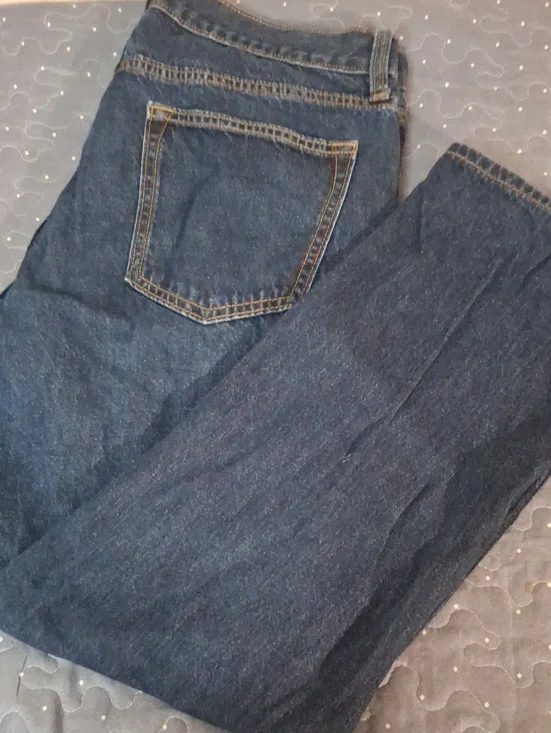 Old Navy Straight Men's Dark Blue Denim Jeans size 36 x 30