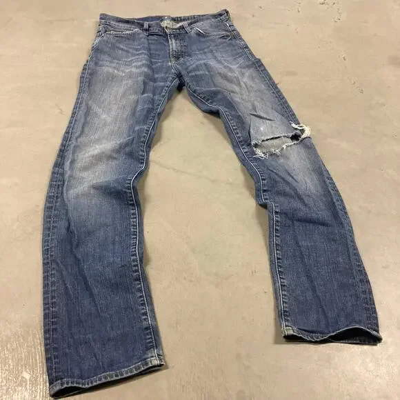 Y2K 7 for all mankind ripped slim Jeans 31x32