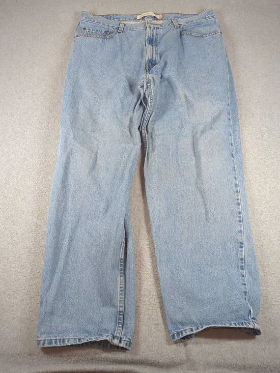 Levi's 560 Jeans Men's 38x30 Blue Comfort Fit Tapered Leg Baggy Faded