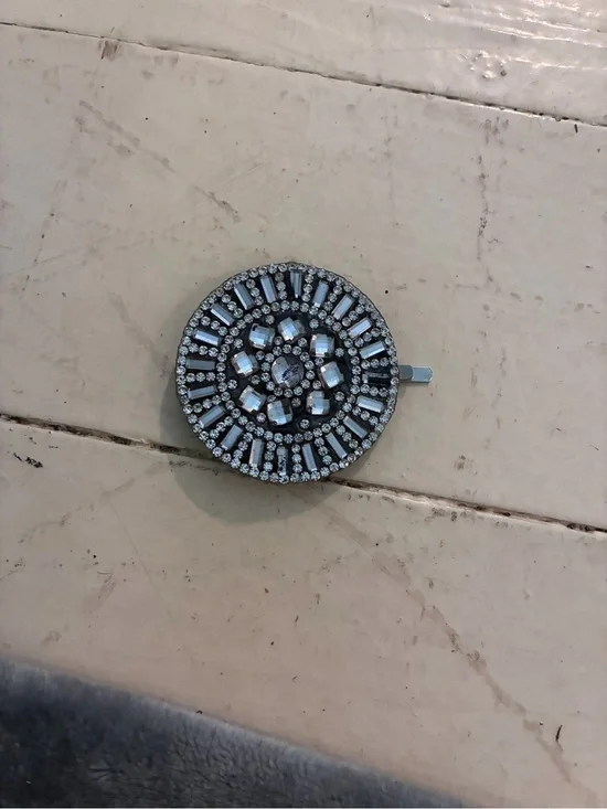 Vintage Rhinestone Barrette Hair Clip