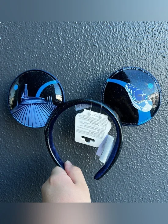 2026 Disney Parks Walt Disney World Tomorrowland Space Mountain Ear Headband NEW
