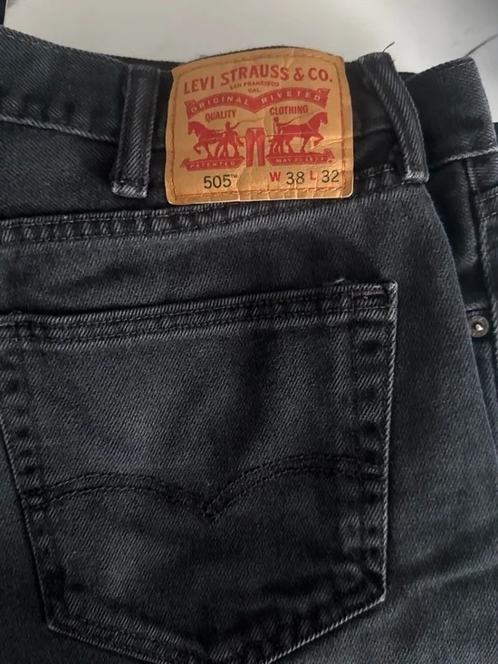 BKE Men's Straight Jeans - Black Wash