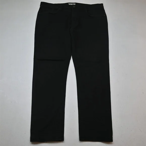 Travis Mathew 38x30 Black Featherweight Denim Slim 5 Pocket Mens Jeans