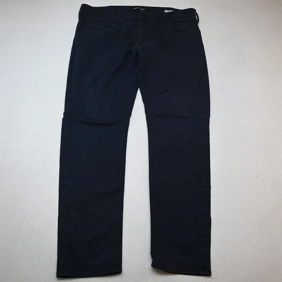 Mavi Jeans 38x32 Blue Brushed Stretch Jake Slim Mens Jeans