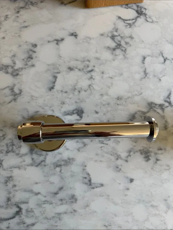 Polished nickel Toilet Paper Holder - Modern Wall Mount  Sansome Pottery Barn